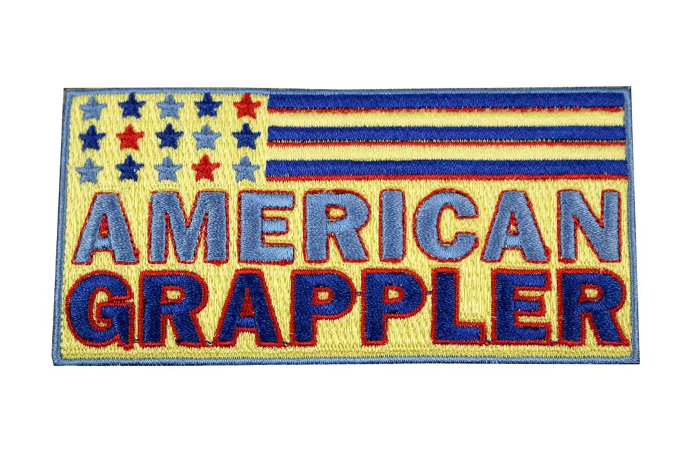 AMERICAN Grappler embroidered patch