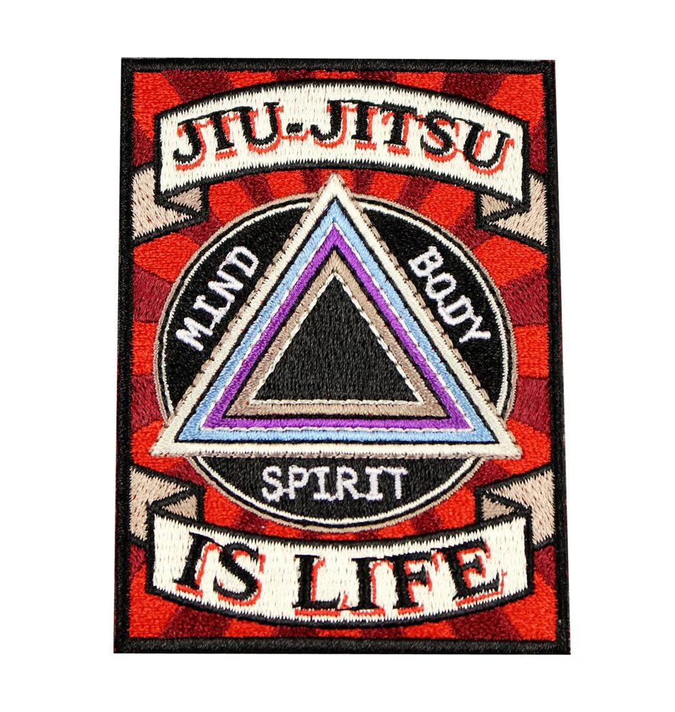 is Life embroidered jiu-jitsu gi patch