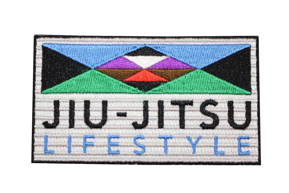 Lifestyle embroidered jiu-jitsu gi patch