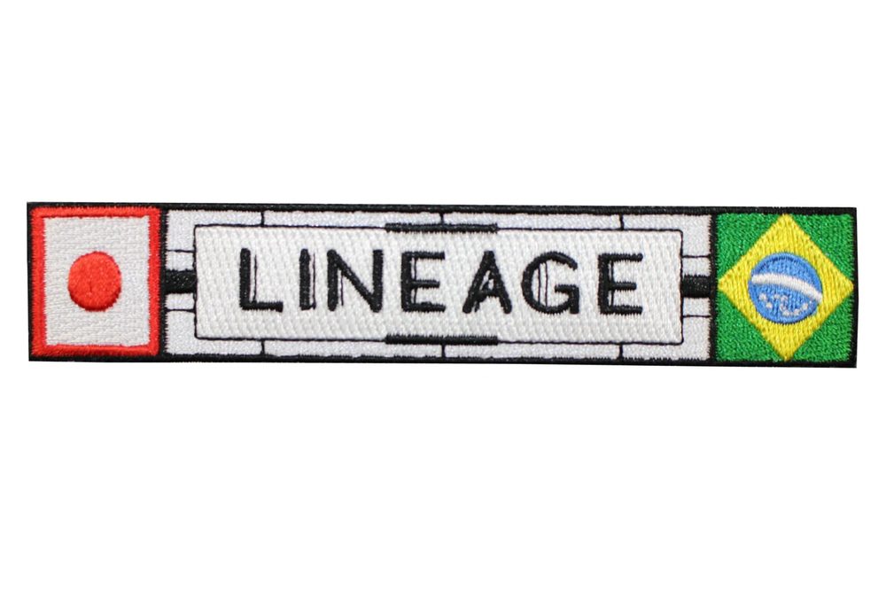 LINEAGE embroidered jiu-jitsu gi patch