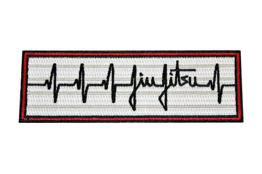 Bjj PULSE EKG embroidered jiu-jitsu gi patch