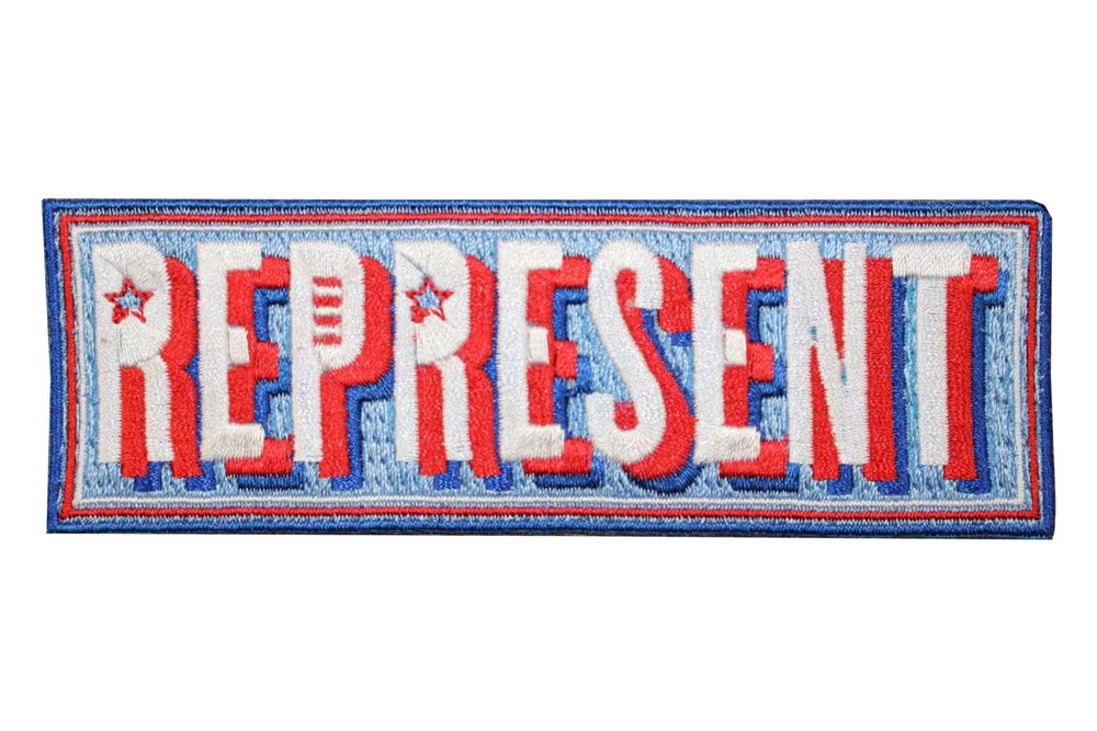 REPRESENT embroidered jiu-jitsu gi patch