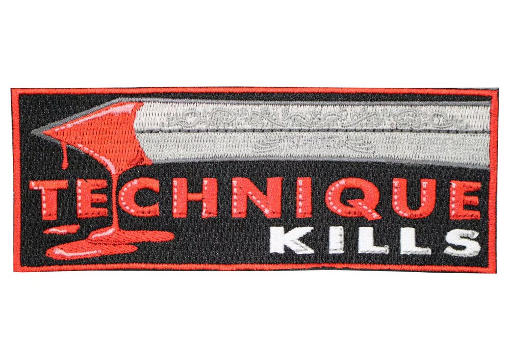 TECHNIQUE Kills embroidered jiu-jitsu gi patch